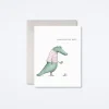 Alligator Hard Day Card