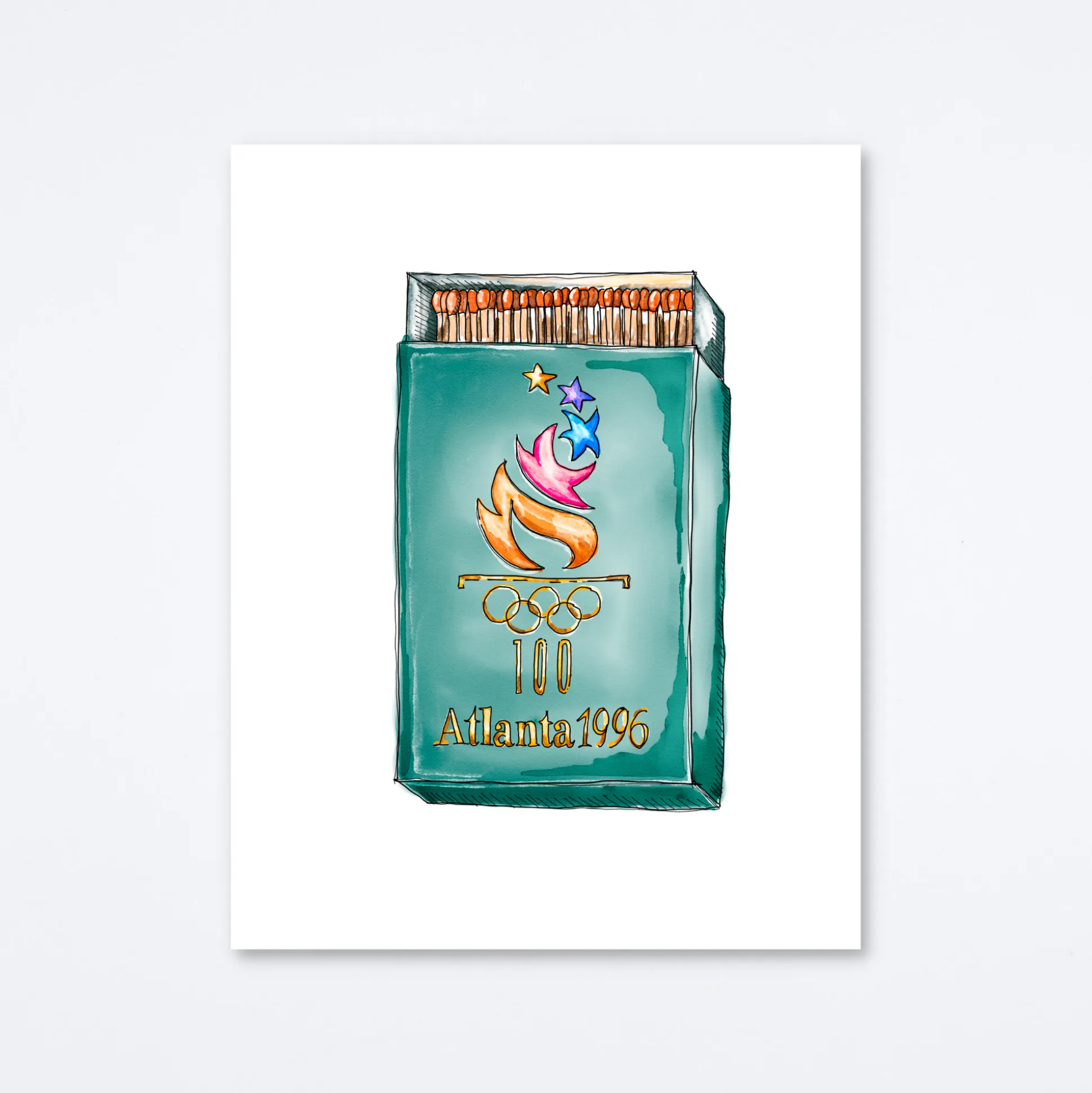 Atlanta Olympics Art Print
