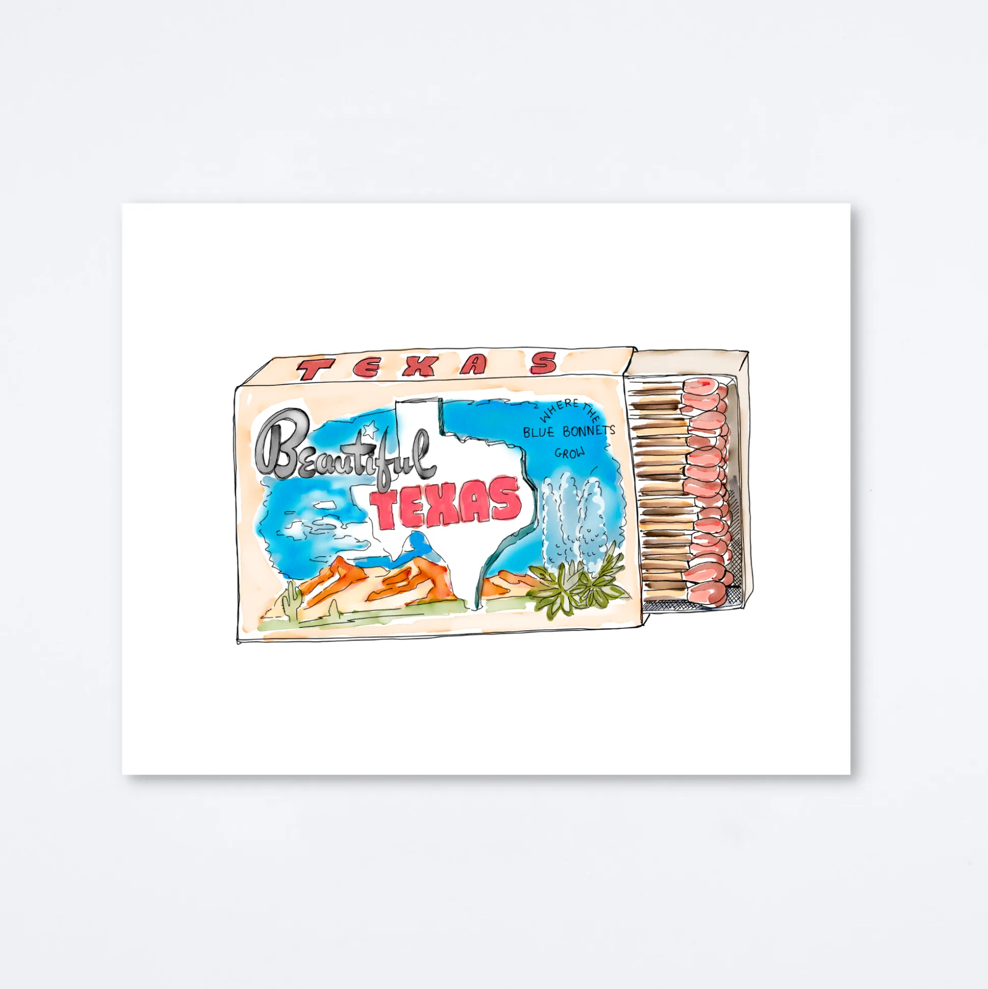 Beautiful Texas Art Print