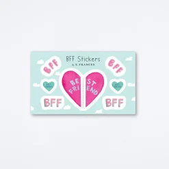 BFF Heart Sticker