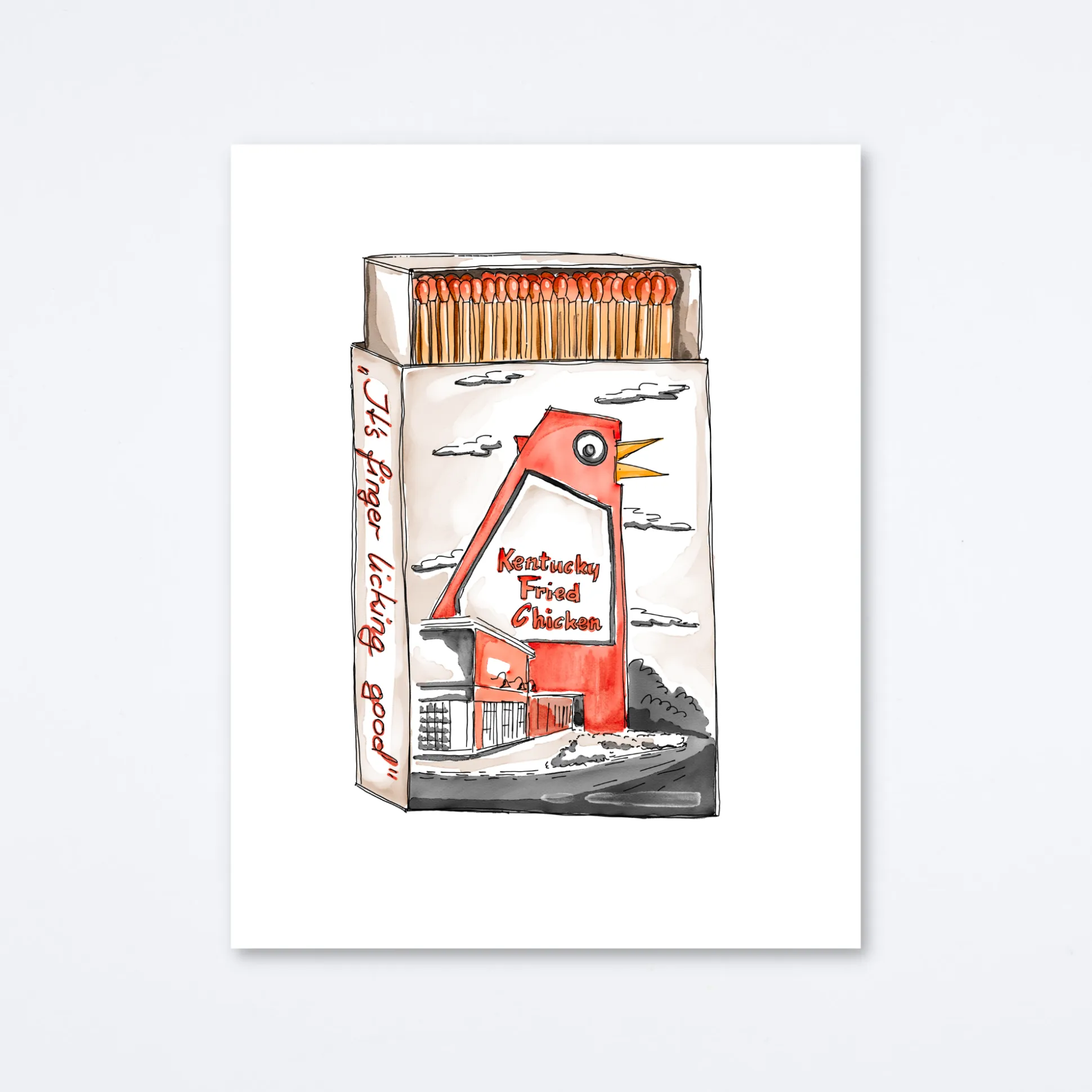 Big Chicken Art Print