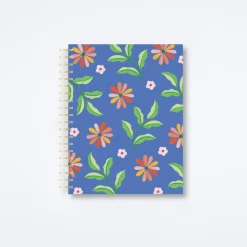 Blue Jardin Notebook