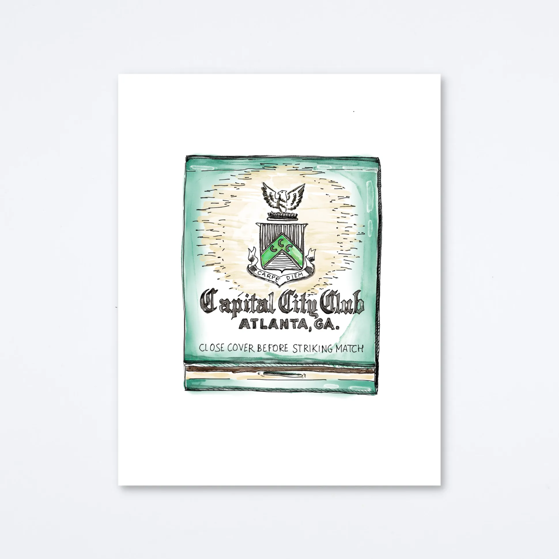 Capital City Club Atlanta Art Print