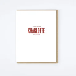 Charlotte Loves Card