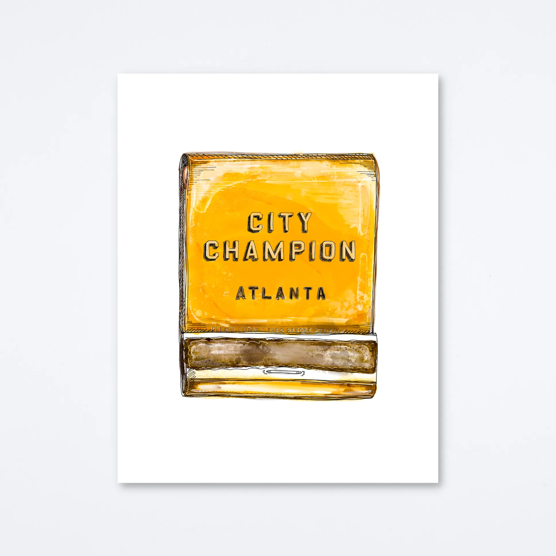 City Champion Art Print