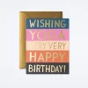 Color Block Birthday Card