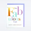 Fabulous Couple Anniversary Card