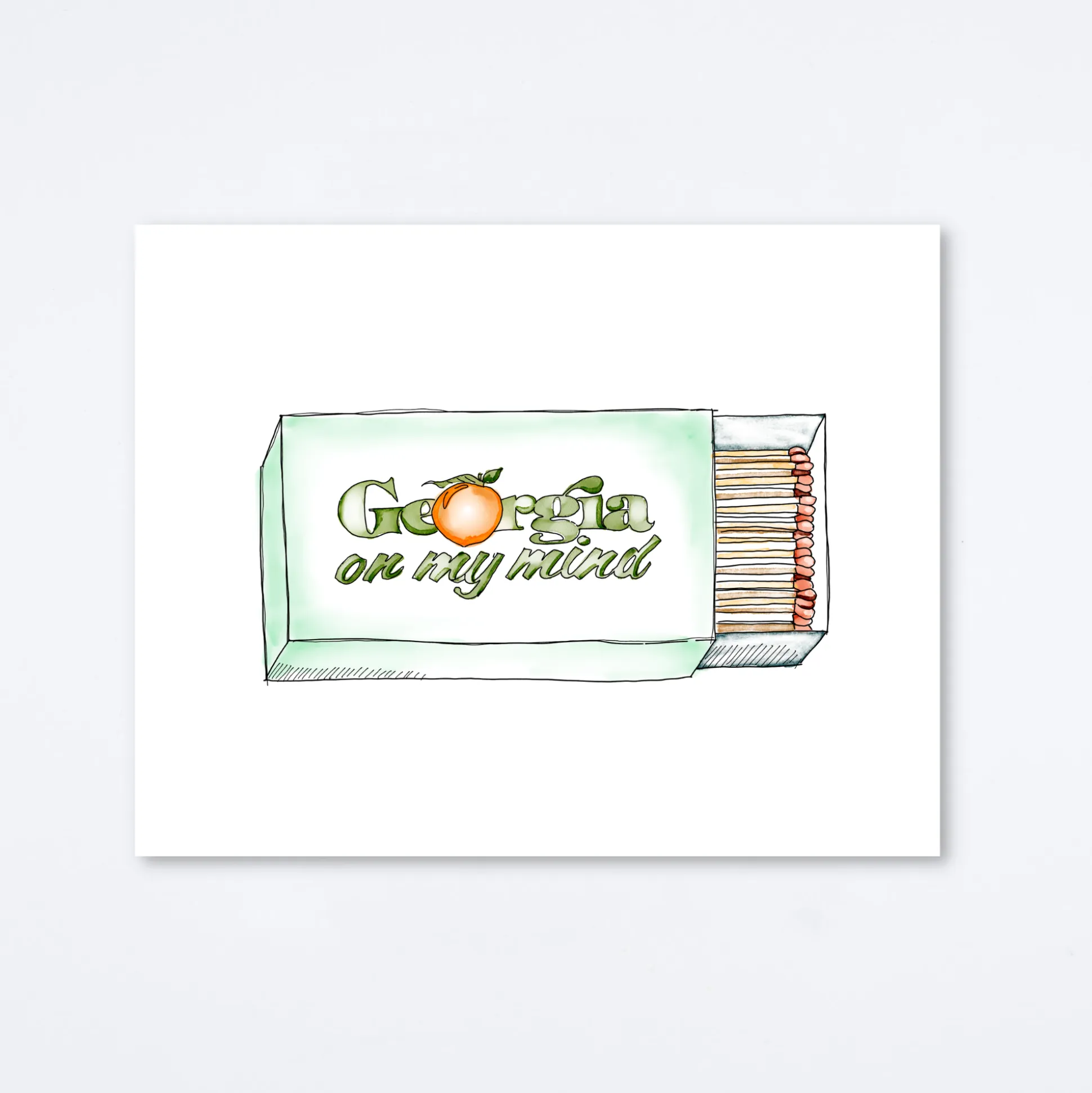 Georgia on My Mind Art Print