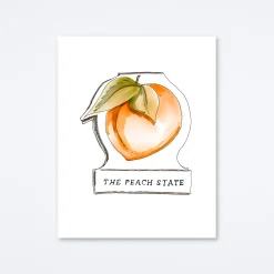 Georgia Peach Art Print