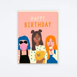 Girl Party Card