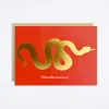 Gold Snake Thank You Set