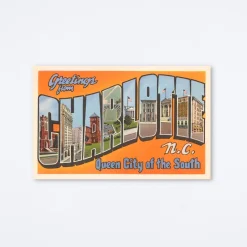 Greetings From Charlotte Queen City Postcard
