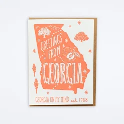 Greetings from Georgia Card