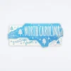 Greetings from North Carolina Die Cut Postcard