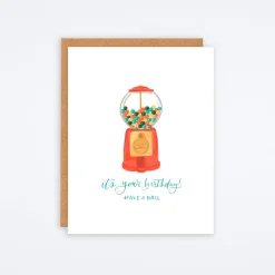 Gumball Birthday Card