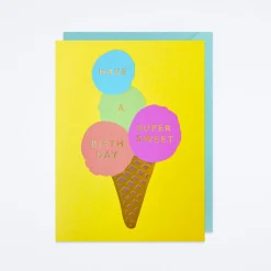 Ice Cream Birthday Card