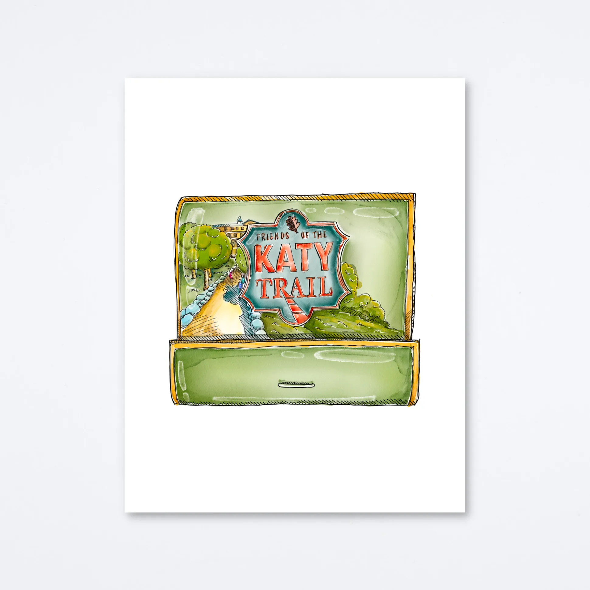 Katy Trail Art Print