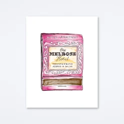 Melrose Hotel Art Print