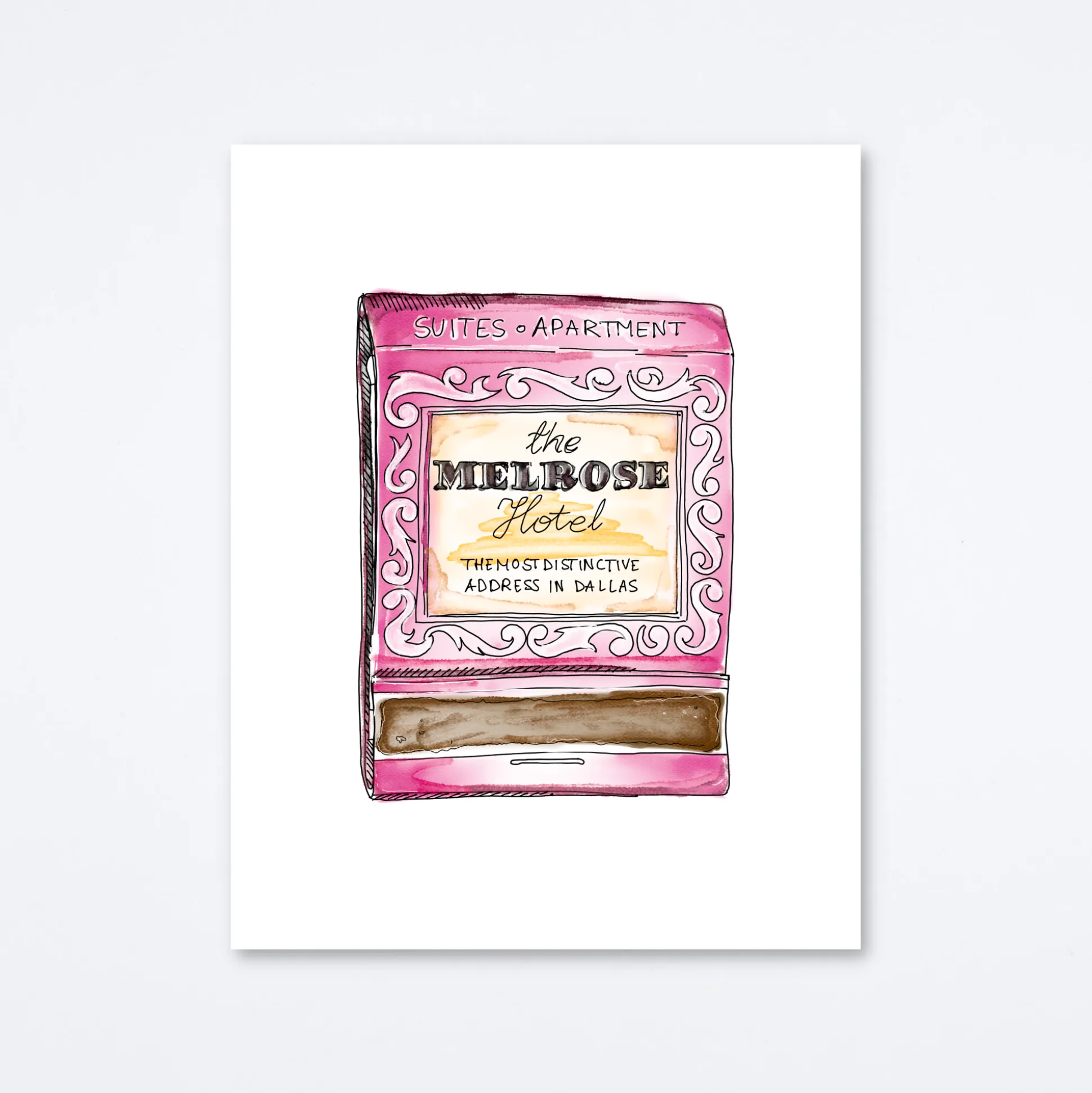 Melrose Hotel Art Print