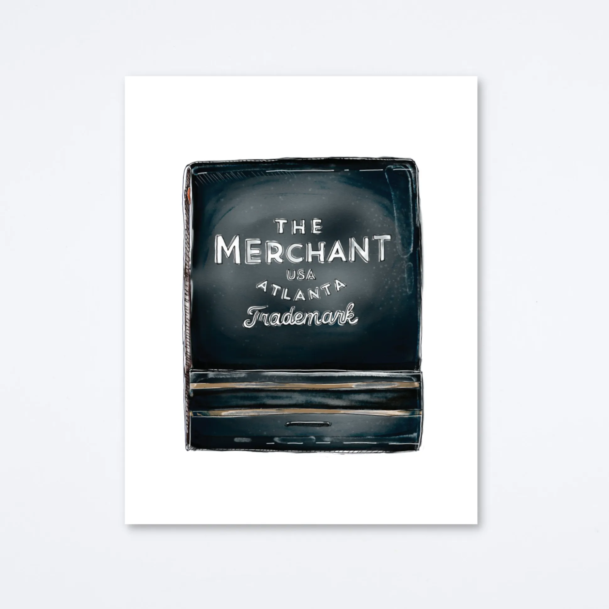 Merchant Atlanta Art Print