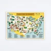 National Parks Map Wrap