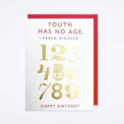 Picasso Quote Birthday Card