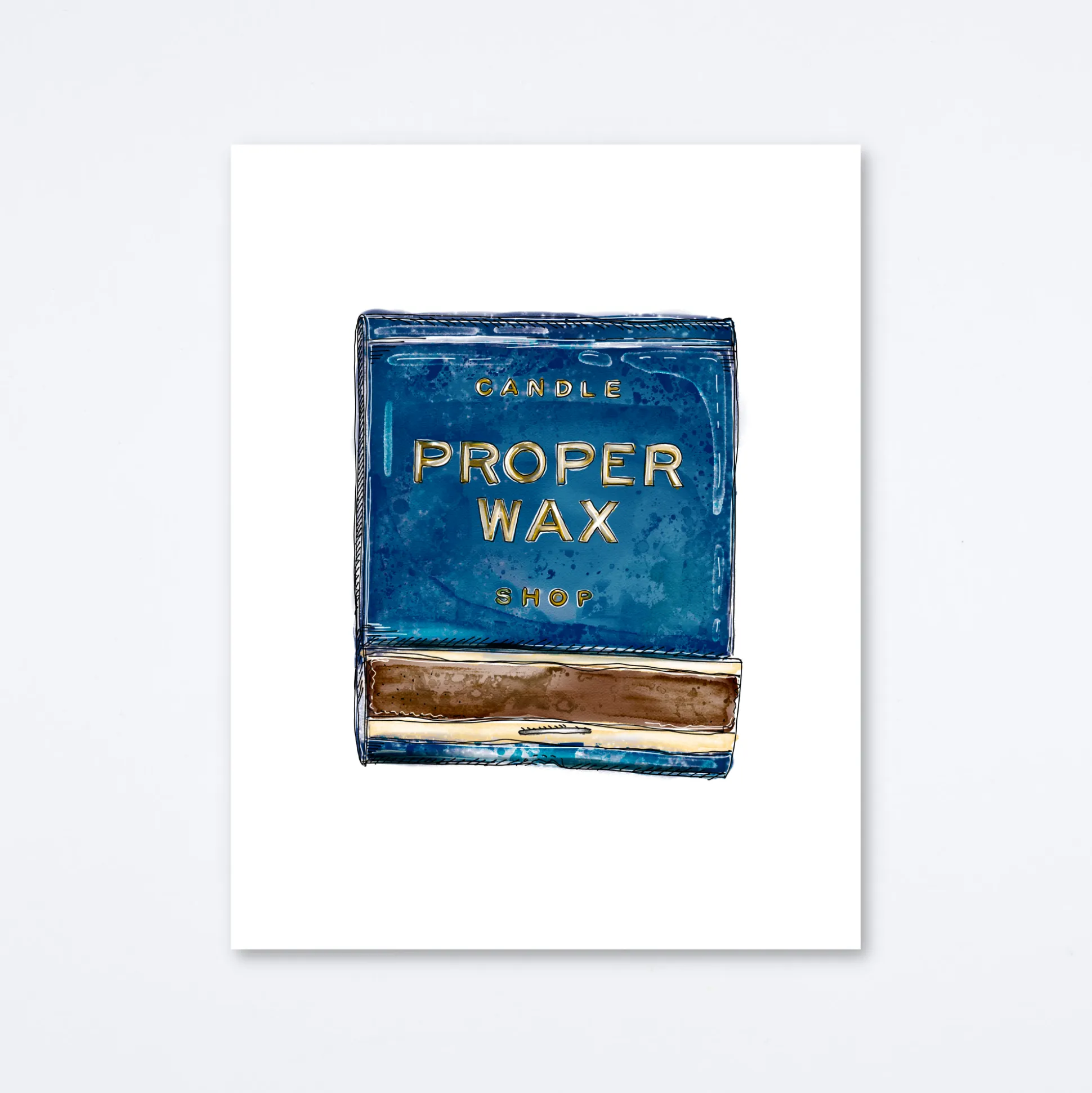 Proper Wax Art Print