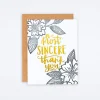 Sincere Thank You Card