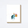 Tardy Turtle Birthday Card