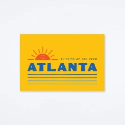Thinking of You Atlanta Postcard