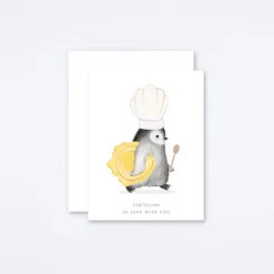 Tortellini In Love With You Card