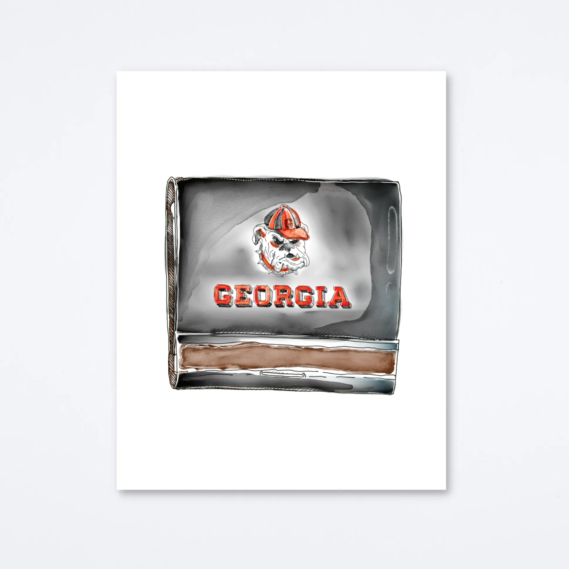 UGA Art Print