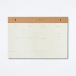 Weekly Post Bound Notepad