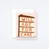 Will Age For Cake Card